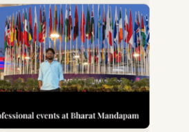 Professional events at Bharat Mandapam